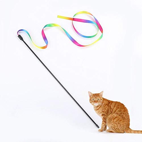 BSDIHRIWEJFHSIE Kitten Cat Teaser Interaktive Spielzeugrute mit Glocke und Feder Spielzeug für Katzen Teaser Interaktive Spielzeugrute mit Glocke und Feder-Multicolor 02, Tschechische Republik BSDIHRIWEJFHSIE Kitten Cat Teaser Interaktive Spielzeugrute mit Glocke und Feder Spielzeug für Katzen Teaser Interaktive Spielzeugrute mit Glocke und Feder-Multicolor 02, Tschechische Republik von BSDIHRIWEJFHSIE