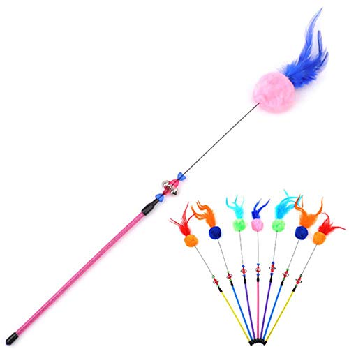 BSDIHRIWEJFHSIE Lustige Kätzchen Katze Teaser interaktive Spielzeugrute mit Glocke und Feder Spielzeug für Katzen Teaser interaktive Spielzeugrute Haustier Katzen Spielzeug Stick-Random Color, China BSDIHRIWEJFHSIE Lustige Kätzchen Katze Teaser interaktive Spielzeugrute mit Glocke und Feder Spielzeug für Katzen Teaser interaktive Spielzeugrute Haustier Katzen Spielzeug Stick-Random Color, China von BSDIHRIWEJFHSIE