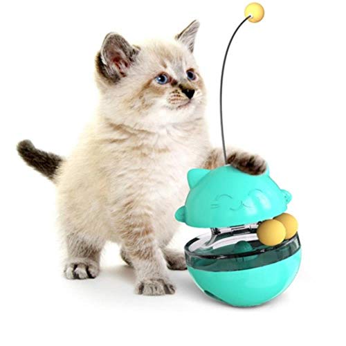 BSDIHRIWEJFHSIE Tumbler Cat Treat Toy IQ Interaktives Schütteln von Leckagen Leckerbissen Stick Toy Ball für Katzen, die Trainingsbälle Spielen Supplies-Blue BSDIHRIWEJFHSIE Tumbler Cat Treat Toy IQ Interaktives Schütteln von Leckagen Leckerbissen Stick Toy Ball für Katzen, die Trainingsbälle Spielen Supplies-Blue von BSDIHRIWEJFHSIE