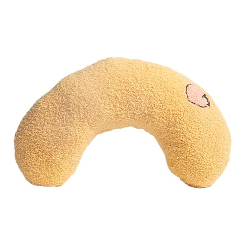 Plüsch-Haustierkissen, bequemes Haustierzubehör, wasserdichtes Hundekissen, U-förmiges, praktisches, beruhigendes Hundekissen, Tierkuschelkissen, universell für Hunde, Welpen, Kätzchen, Katzen, kleine Plüsch-Haustierkissen, bequemes Haustierzubehör, wasserdichtes Hundekissen, U-förmiges, praktisches, beruhigendes Hundekissen, Tierkuschelkissen, universell für Hunde, Welpen, Kätzchen, Katzen, kleine von BSEID