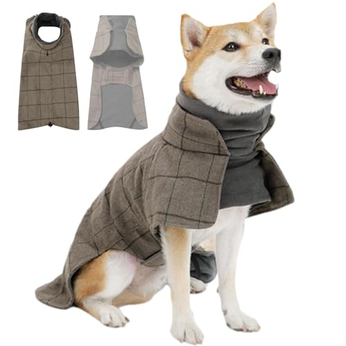 Winterkleidung für Hunde | Bequeme karierte Hundebekleidung - Pet Winter essentiell für kleine, mittlere und große Hunde für Neujahr und Urlaubsparty Bseid Winterkleidung für Hunde | Bequeme karierte Hundebekleidung - Pet Winter essentiell für kleine, mittlere und große Hunde für Neujahr und Urlaubsparty Bseid von BSEID