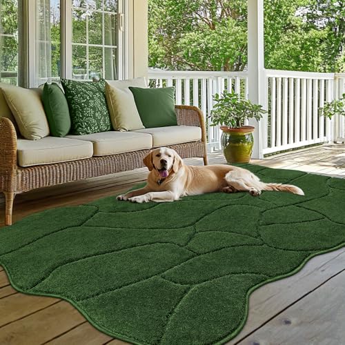 BSICPRO Große Hunde-Fußmatte für schlammige Pfoten, 71 x 47 cm, saugfähiger Schmutzfang, lange Fußmatte, rutschfest, waschbar, Schlammmatte für Hunde, Mikrofaser, weiche Haustierteppichmatte für BSICPRO Große Hunde-Fußmatte für schlammige Pfoten, 71 x 47 cm, saugfähiger Schmutzfang, lange Fußmatte, rutschfest, waschbar, Schlammmatte für Hunde, Mikrofaser, weiche Haustierteppichmatte für von BSICPRO