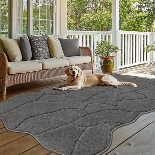 Große Hunde-Fußmatte für schlammige Pfoten, 71 x 47 cm, saugfähig, lang, rutschfest, waschbar, Schlammmatte für Hunde, Polyester-Mikrofaser, weiche Haustierteppichmatte für Eingang, Schlammhundepfoten Große Hunde-Fußmatte für schlammige Pfoten, 71 x 47 cm, saugfähig, lang, rutschfest, waschbar, Schlammmatte für Hunde, Polyester-Mikrofaser, weiche Haustierteppichmatte für Eingang, Schlammhundepfoten von BSICPRO