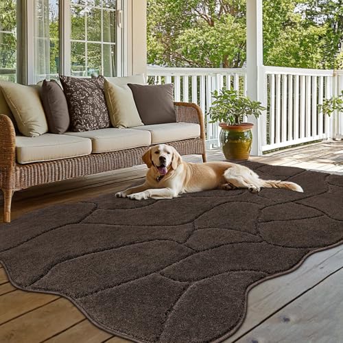 Große Hunde-Fußmatte für schlammige Pfoten, 71 x 47 saugfähig, lange Fußmatte, rutschfest, waschbar, Schlammmatte für Hunde, Polyester-Mikrofaser, weiche Haustierteppichmatte für Eingang, Große Hunde-Fußmatte für schlammige Pfoten, 71 x 47 saugfähig, lange Fußmatte, rutschfest, waschbar, Schlammmatte für Hunde, Polyester-Mikrofaser, weiche Haustierteppichmatte für Eingang, von BSICPRO