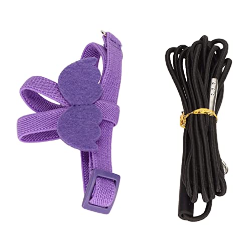 Parrot Harness and Leash | Adjustable Bite Proof Flight Traction Rope | Super Lightweight Escape Proof Harness for Outdoor Training/Travel/Walking (XS) von BSLSVGE