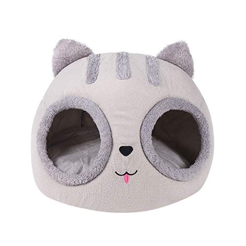 Herausnehmbares Katzenbett, warm, Haustierhöhle, Winter, Kätzchen, Hundekissen, Matte, Katzenkopfförmig, Katzenhaus-Nest für den Innenbereich, kleine Größe, Vereinigte Staaten Herausnehmbares Katzenbett, warm, Haustierhöhle, Winter, Kätzchen, Hundekissen, Matte, Katzenkopfförmig, Katzenhaus-Nest für den Innenbereich, kleine Größe, Vereinigte Staaten von BSZHCT