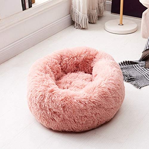 Katzenbett, rund, bequem, beruhigendes Hundebett für Katzen, beruhigendes Bett, Anti-Angst, Haus für Katzen, Fleece, Marshmallow, Katzenbett, Kissen, Pink, 2, Außendurchmesser 50 cm, Russische Föderation Katzenbett, rund, bequem, beruhigendes Hundebett für Katzen, beruhigendes Bett, Anti-Angst, Haus für Katzen, Fleece, Marshmallow, Katzenbett, Kissen, Pink, 2, Außendurchmesser 50 cm, Russische Föderation von BSZHCT