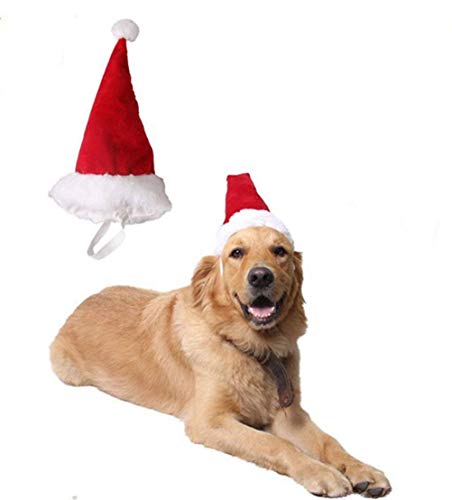 BT Bear® Weihnachts-Kostüm, für Hunde und Katzen, Weihnachtsmütze für Katzen, Welpen, kleine Hunde, mittelgroße Hunde und große Hunde von BT Bear