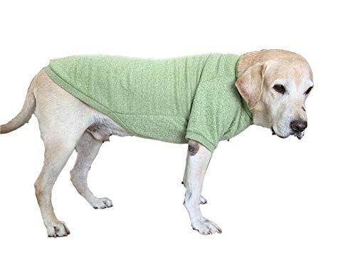 BT Bear Große Hundekleidung, weiches Fleece, warme Hundemäntel, Jacken für Herbst und Winter, Hundekleidung für große Hunde (9XL, grün) von BT Bear