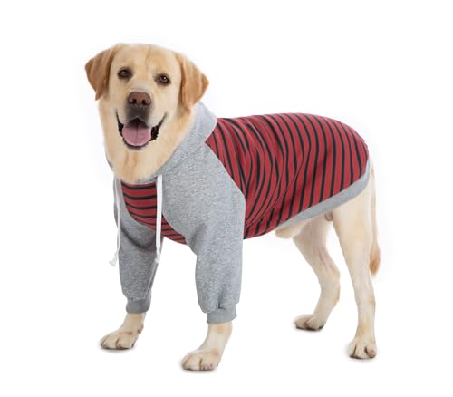 BT Bear Hunde-Kapuzenpullover für große Hunde, große Hunde, Kapuzenpullover, Hundepullover, groß, warm mit weicher Textur, leicht zu tragen, Pullover für große Hunde, Labrador, Deutscher Schäferhund, von BT Bear