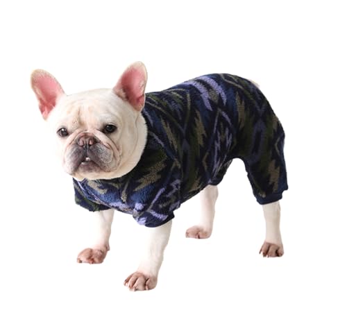 BT Bear Hunde-Pyjama, weich, warm, Fleece, niedlich, Haustierkleidung, Einteiler, Kostüm für Welpen, kleine, mittelgroße Hunde, Mops, Französische Bulldogge, Marineblau, Größe S BT Bear Hunde-Pyjama, weich, warm, Fleece, niedlich, Haustierkleidung, Einteiler, Kostüm für Welpen, kleine, mittelgroße Hunde, Mops, Französische Bulldogge, Marineblau, Größe S von BT Bear