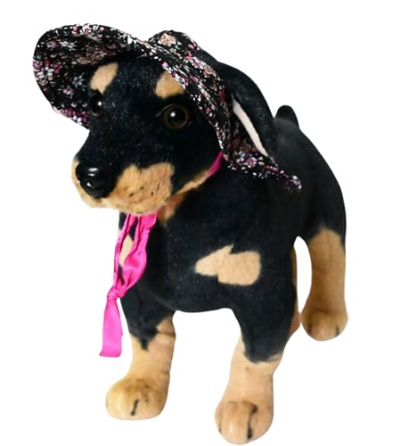 BT Bear Hundehut, Blume, ländliche Schnürung, Sonnenschutz, Hundehüte für kleine und mittelgroße Hunde, Schwarz, Größe M BT Bear Hundehut, Blume, ländliche Schnürung, Sonnenschutz, Hundehüte für kleine und mittelgroße Hunde, Schwarz, Größe M von BT Bear