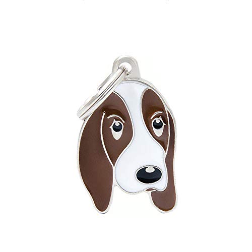 Hundemarke, 2 Stück, kleine Emaille-Metallmarken, Hundehalsband-Halskette mit Anhänger von BT Bear