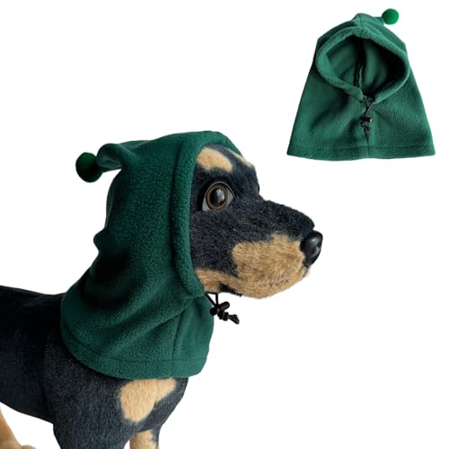 BT Bear Hundemütze, weich, warm, Fleece, beruhigende Hundeohren, winddicht, leise Ohren für kleine und mittelgroße Hunde, Grün, Größe L BT Bear Hundemütze, weich, warm, Fleece, beruhigende Hundeohren, winddicht, leise Ohren für kleine und mittelgroße Hunde, Grün, Größe L von BT Bear