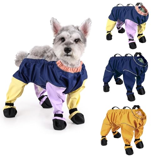BT Bear Hundeschuhe, wasserdicht, schmutzabweisend, rutschfest, vierbeinig, Hose, Stiefel mit Hosenträgern, reflektierender Haustierpfotenschutz für kleine Hunde, mittelgroße Hunde, Outdoor, BT Bear Hundeschuhe, wasserdicht, schmutzabweisend, rutschfest, vierbeinig, Hose, Stiefel mit Hosenträgern, reflektierender Haustierpfotenschutz für kleine Hunde, mittelgroße Hunde, Outdoor, von BT Bear
