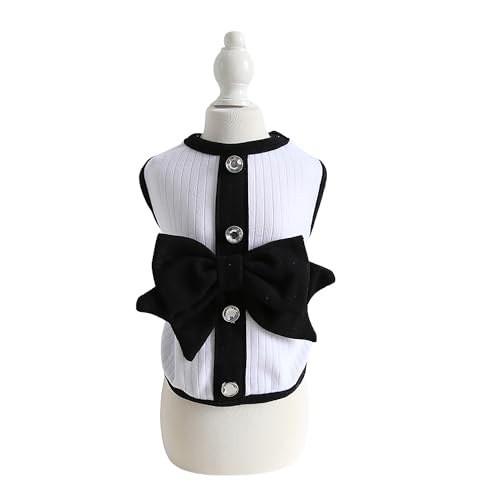 BT Bear Kleid für kleine Hunde, Retro-Schleife, Prinzessinnenkleid, Weste, elegante Hundekleidung, T-Shirt für Welpen, Katzen, kleine Hunde, Größe M BT Bear Kleid für kleine Hunde, Retro-Schleife, Prinzessinnenkleid, Weste, elegante Hundekleidung, T-Shirt für Welpen, Katzen, kleine Hunde, Größe M von BT Bear