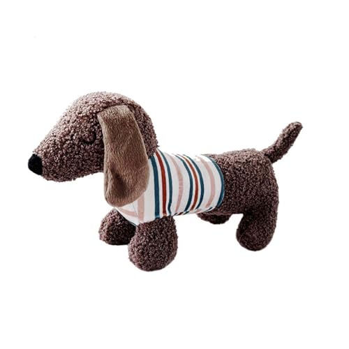 BT Bear Quietschendes Plüsch-Hundespielzeug, Kauspielzeug, niedliches Training, quietschendes Spielzeug für Katzen, Welpen, kleine Hunde, mittelgroße und große Hunde, Schokoladendackel BT Bear Quietschendes Plüsch-Hundespielzeug, Kauspielzeug, niedliches Training, quietschendes Spielzeug für Katzen, Welpen, kleine Hunde, mittelgroße und große Hunde, Schokoladendackel von BT Bear