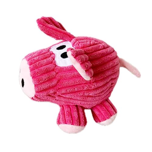 BT Bear Quietschendes Plüsch-Hundespielzeug, Kauspielzeug, niedliches Training, quietschendes Spielzeug für Katzen, Welpen, kleine Hunde, mittelgroße und große Hunde, rosa Schwein BT Bear Quietschendes Plüsch-Hundespielzeug, Kauspielzeug, niedliches Training, quietschendes Spielzeug für Katzen, Welpen, kleine Hunde, mittelgroße und große Hunde, rosa Schwein von BT Bear
