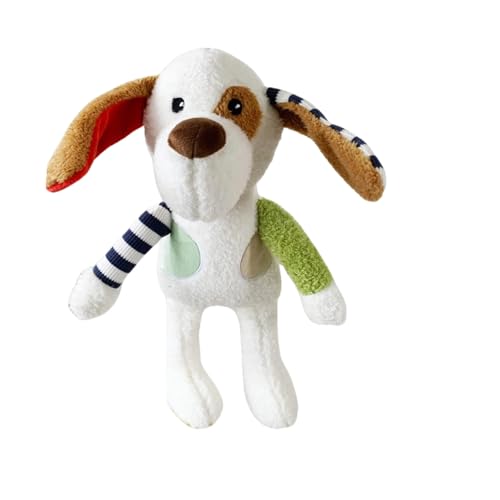 BT Bear Quietschendes Plüsch-Hundespielzeug, Kauspielzeug, niedliches Training, quietschendes Spielzeug für Katzen, Welpen, kleine Hunde, mittelgroße und große Hunde, weißer Hund BT Bear Quietschendes Plüsch-Hundespielzeug, Kauspielzeug, niedliches Training, quietschendes Spielzeug für Katzen, Welpen, kleine Hunde, mittelgroße und große Hunde, weißer Hund von BT Bear