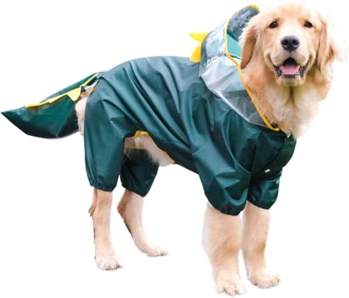 BT Bear Regenmantel für große Hunde, voller Schwanz, Schutz, Cosplay, wasserdicht, Kostüm, Kapuze, Overall, Jacke für mittelgroße und große Hunde, Dinosaurier, Größe 8XL BT Bear Regenmantel für große Hunde, voller Schwanz, Schutz, Cosplay, wasserdicht, Kostüm, Kapuze, Overall, Jacke für mittelgroße und große Hunde, Dinosaurier, Größe 8XL von BT Bear
