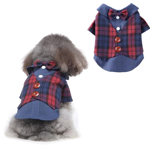 BT Bear Smoking für kleine Hunde, Hochzeitsanzug, formelles Hemd, Hundeanzug, formeller Smoking mit schwarzer Fliege, Katzen-Outfit für kleine und mittelgroße Hunde, für Party, Geburtstag, Festival, BT Bear Smoking für kleine Hunde, Hochzeitsanzug, formelles Hemd, Hundeanzug, formeller Smoking mit schwarzer Fliege, Katzen-Outfit für kleine und mittelgroße Hunde, für Party, Geburtstag, Festival, von BT Bear