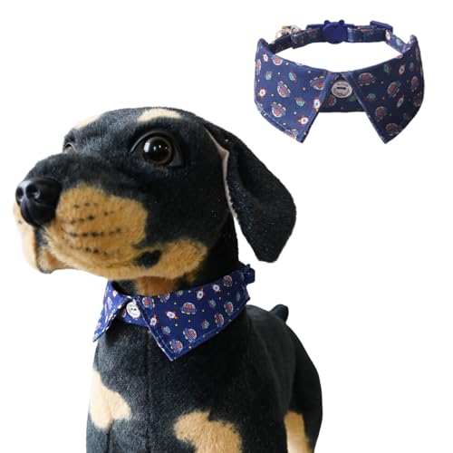 BT Bear Süßer Stil, kleines Hundehalsband mit Glöckchen, verstellbar, Schnellverschluss, Katzenhalsband für kleine Hunde, Welpen, Dunkelblau BT Bear Süßer Stil, kleines Hundehalsband mit Glöckchen, verstellbar, Schnellverschluss, Katzenhalsband für kleine Hunde, Welpen, Dunkelblau von BT Bear