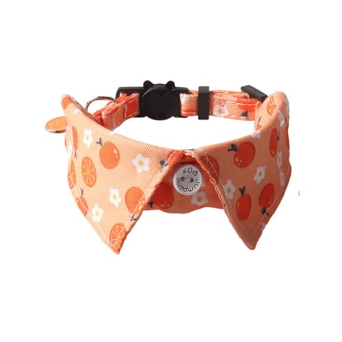 BT Bear Süßer Stil kleines Hundehalsband mit Glöckchen, verstellbar, Schnellverschluss, Katzenhalsbänder für kleine Hunde, Welpen, Orange BT Bear Süßer Stil kleines Hundehalsband mit Glöckchen, verstellbar, Schnellverschluss, Katzenhalsbänder für kleine Hunde, Welpen, Orange von BT Bear