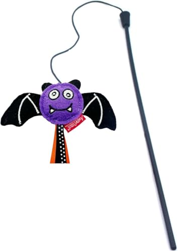 Halloween-Katzenspielzeug, interaktives Katzenspielzeug, Kätzchen-Zauberstab-Spielzeug für Indoor-Katzen zum Jagen und Trainieren (Schläger) von BT Bear