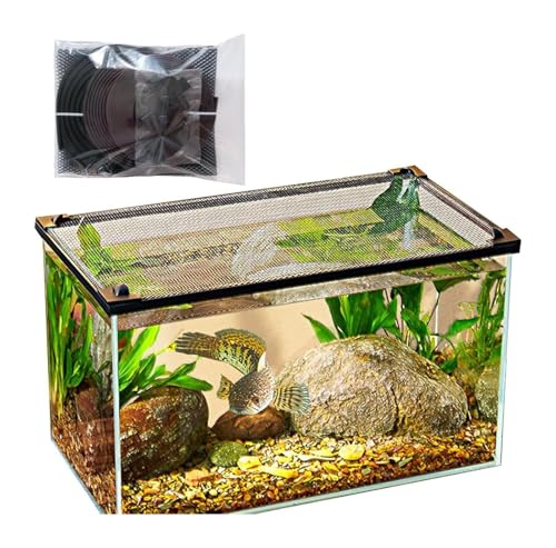 Anti-Sprungnetz for Aquarien, Schutznetz for Aquariumdeckel, Breite: 20/35 cm × Länge: 35 cm, magnetisches Anti-Sprungnetz for Aquariumdeckel(Width:20cm) von BTBTB