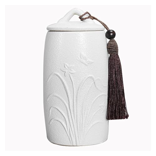 Handicrafts Haustierurnen, kleine Urnen for die Asche von Erwachsenen, Mini-Urnen for die Beerdigung von Haustieren, kleine Handkeramik-Andenkenurnen for die Asche von Haustieren/Hunden/Katzen(White,O Handicrafts Haustierurnen, kleine Urnen for die Asche von Erwachsenen, Mini-Urnen for die Beerdigung von Haustieren, kleine Handkeramik-Andenkenurnen for die Asche von Haustieren/Hunden/Katzen(White,O von BTBTB