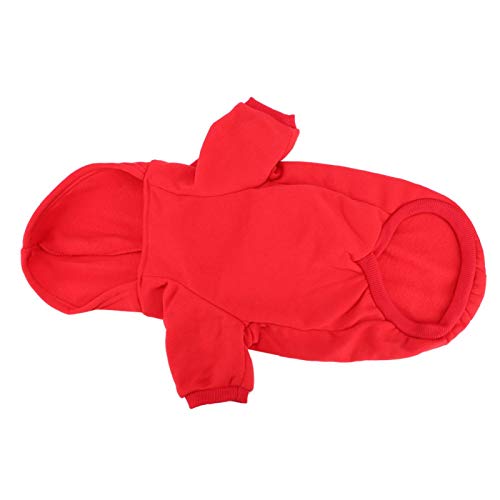 BTER Hund Sweatshirt, Hund Hoodie, weiches und(red, XL) von BTER