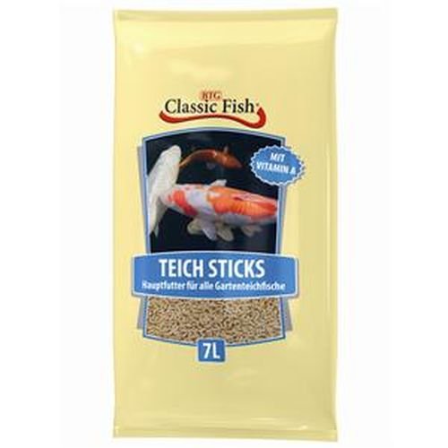 BTG Classic Fish Teichsticks 7ltr Beutel, 2er Pack (2 x 770 g) von BTG Classic