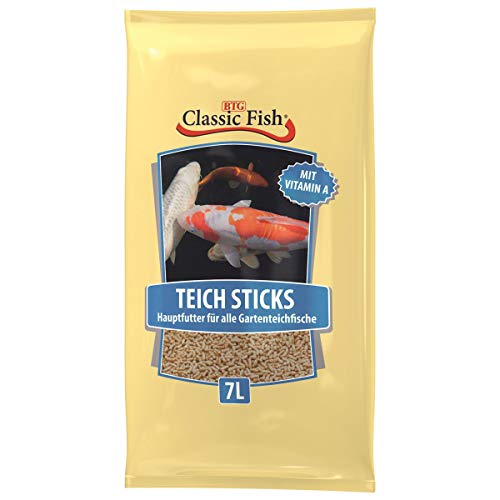 Classic Fish TeichSticks Fischfutter Teichfutter 7 Liter Packung Schwimmfutter Classic Fish TeichSticks Fischfutter Teichfutter 7 Liter Packung Schwimmfutter von BTG Classic