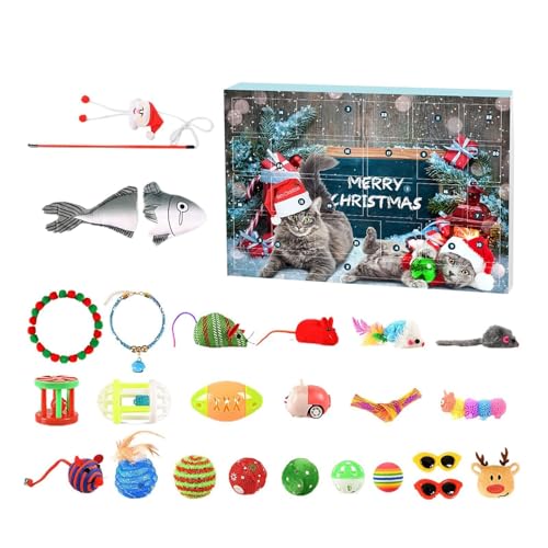 BTGHPI Schönes Katzen Zauberstab Spielzeug Für Katzen Innenbereich Katzen Kauspielzeug Lustiges Spielzeug Adventskalender Stangenzubehör BTGHPI Schönes Katzen Zauberstab Spielzeug Für Katzen Innenbereich Katzen Kauspielzeug Lustiges Spielzeug Adventskalender Stangenzubehör von BTGHPI