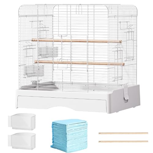19 Inch Klein Flugkäfig Vogelkäfig, Wellensittich Vogelvoliere Innen Papageienkäfig Reisekäfig Für Kanarienvogel, Parakeet(4pcs) von BTRUTY