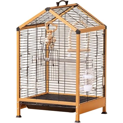 22 Zoll Aluminium Vogelkäfig, Große Innen Wellensittichkäfig Vogelvoliere Flugkäfig Vogelhaus Für Papageien, Kanarienvogel(4pcs) von BTRUTY