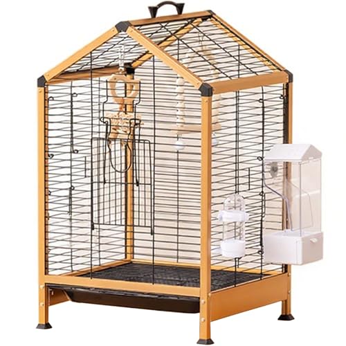22 Zoll Aluminium Vogelkäfig, Große Innen Wellensittichkäfig Vogelvoliere Flugkäfig Vogelhaus Für Papageien, Kanarienvogel(5pcs) von BTRUTY