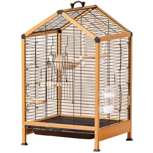 22 Zoll Aluminium Vogelkäfig, Große Innen Wellensittichkäfig Vogelvoliere Flugkäfig Vogelhaus Für Papageien, Kanarienvogel(6pcs) von BTRUTY