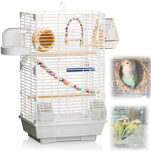 25 Zoll Vogelkäfig Groß Wellensittich, Vogelvoliere Reisekäfig Außen Mit Zuchtkäfig, Vogelhaus Flugkäfig Für Papageien, Kanarienvogel, Parakeet 25 Zoll Vogelkäfig Groß Wellensittich, Vogelvoliere Reisekäfig Außen Mit Zuchtkäfig, Vogelhaus Flugkäfig Für Papageien, Kanarienvogel, Parakeet von BTRUTY