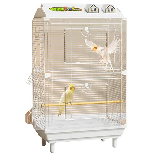 31in Groß Vogelkäfig Mit Rollständer, Wellensittich Vogelvoliere Innen Metall Flugkäfig Vogelhaus Für Papageien, Kanarienvogel(5pcs) von BTRUTY