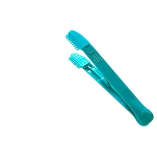 BTWYU Haustierbürste Handheld-Katzenaugen-Reinigungstuch for Reiben der Augen, Reinigung der wiederverwendbaren Tränenfleckenbürste im Schnallendesign(Blue) von BTWYU
