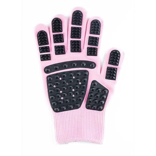 BTWYU Haustierbürste Haustierhandschuh, Katzenpflegehandschuh, Katzenhaar-Enthaarungsbürste, Handschuhe, Hundekamm(P) von BTWYU