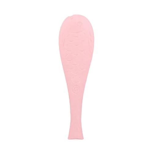 BTWYU Haustierbürste Massagekamm for Katzenzunge, Fellpflege for Hunde, Haarausfall, Massagezubehör for Katzen(Pink) von BTWYU