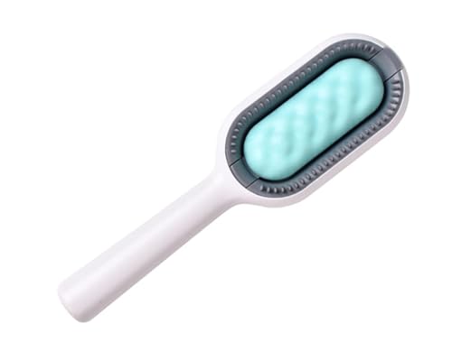 Haustierbürste Hund Katze Kamm Haar Massagen Entfernt Bürste for Verfilzt Lockig Lange Haar Haustier(Blue,Suitable for longhaired Cats) von BTWYU