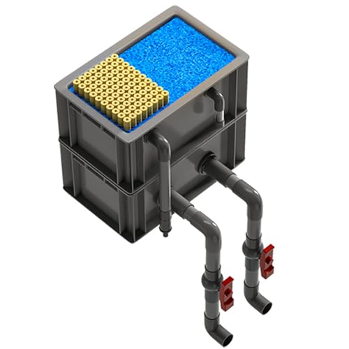 BTYQKZVPM Umwälzfilter-Tropfbox, 2/3/4 Tier Turnover Box Aquarium Filter for und Teich rot mehrere Größen(11.81x7.87x9.06in/30x20x23CM) von BTYQKZVPM