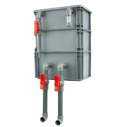 BTYQKZVPM Umwälzfilter-Tropfbox, Externe rote Filterbox for Aquarien mit 2/3/4 Ebenen, mehrere Größen(11.81x7.87x15.75in/30x20x40CM) von BTYQKZVPM