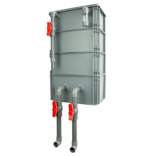 BTYQKZVPM Umwälzfilter-Tropfbox, Externe rote Filterbox for Aquarien mit 2/3/4 Ebenen, mehrere Größen(11.81x7.87x20.28in/30x20x51.5CM) von BTYQKZVPM