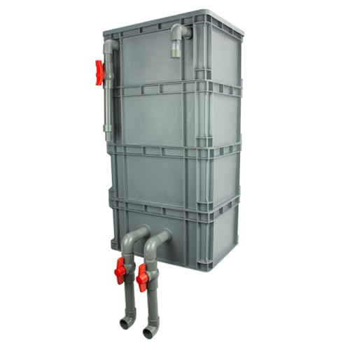 BTYQKZVPM Umwälzfilter-Tropfbox, Externe rote Filterbox for Aquarien mit 2/3/4 Ebenen, mehrere Größen(15.75x11.81x30.63in/40x30x77.8CM) von BTYQKZVPM