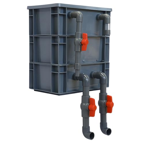 BTYQKZVPM Umwälzfilter-Tropfbox, Externer Aquarium-Filterkasten, 2/3-stufiges Wasserzirkulationssystem for Teiche und Aquarien, mehrere Größen(11.81x7.87x12.99in/30x20x33CM) von BTYQKZVPM