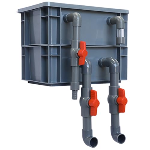 BTYQKZVPM Umwälzfilter-Tropfbox, Externer Aquarium-Filterkasten, 2/3-stufiges Wasserzirkulationssystem for Teiche und Aquarien, mehrere Größen(11.81x7.87x8.66in/30x20x22CM) von BTYQKZVPM